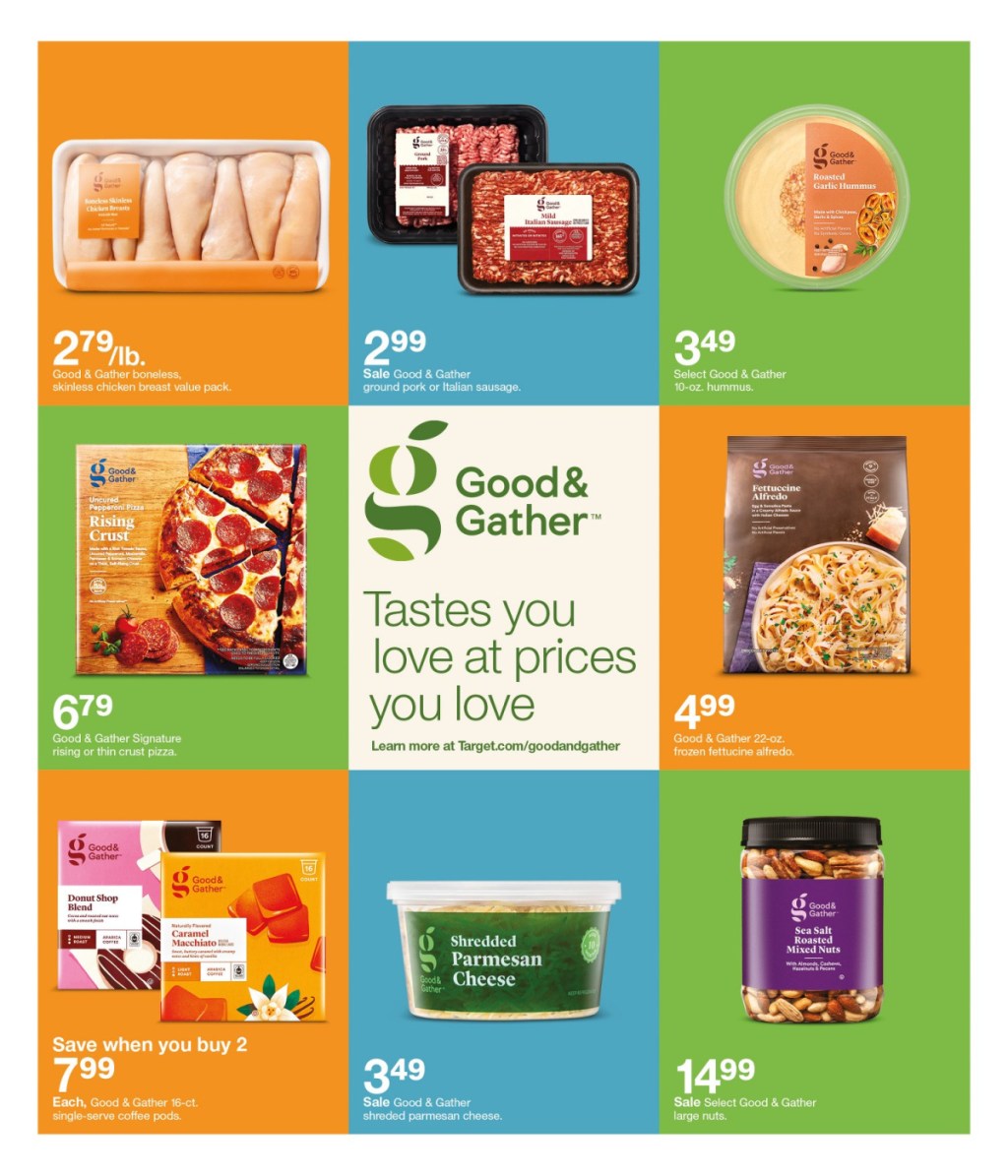 page from Target ad