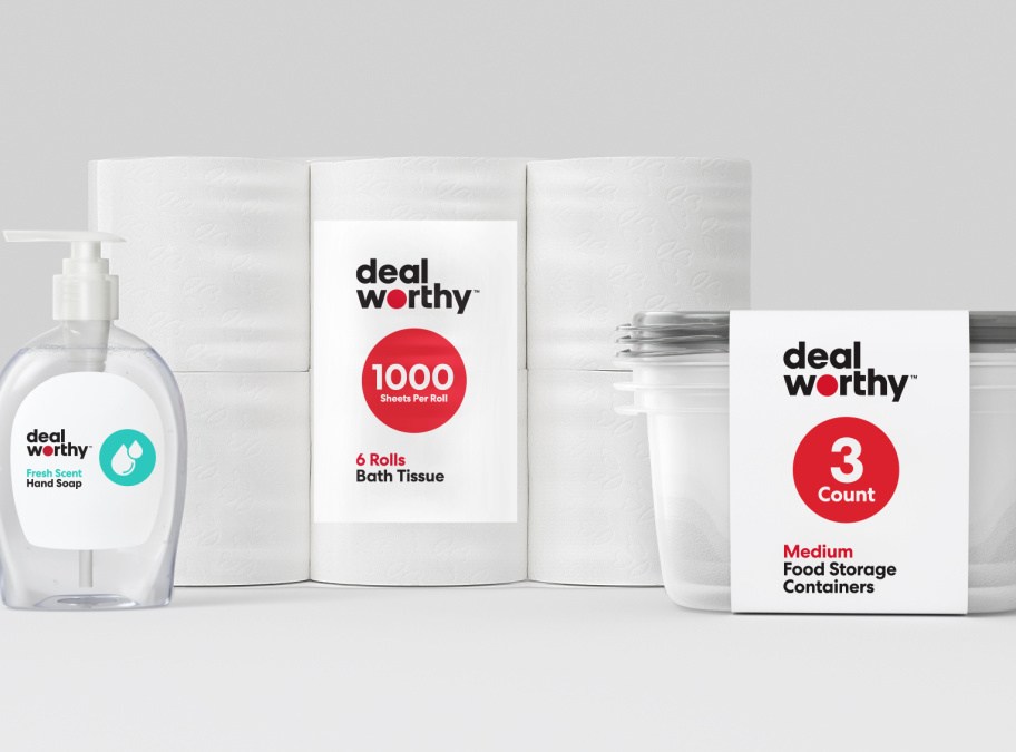 personal care products from Target's dealworthy brand released in 2024