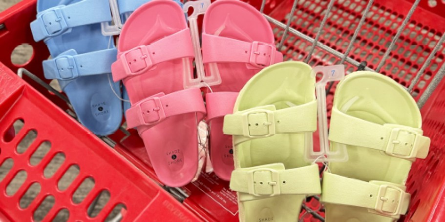 Target Footbed Sandals from $8 (Birkenstock Style for Less!)