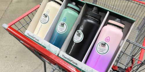 ThermoFlask 40oz Water Bottles 2-Pack Only $19.99 at Costco | New Ombré Colors!