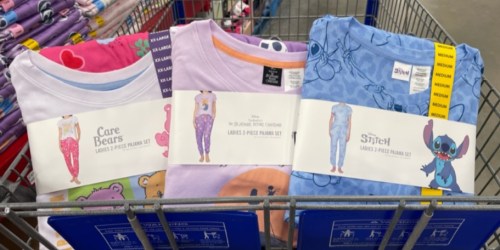 Sam’s Club Kids & Women’s 2-Piece Character Pajama Sets from $10.98