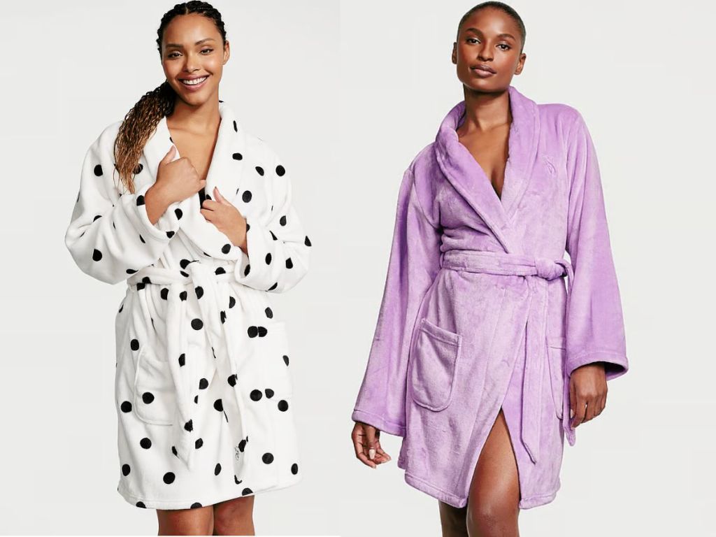 Victoria's Secret Short Cozy Robe Only $35 (Reg. $60) | Available in 8 ...