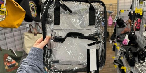 Clear Backpack Possibly Just $7 at Walmart (Regularly $20)