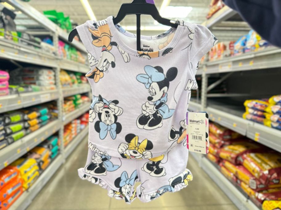 Walmart Girl's PJs Minnie Mouse