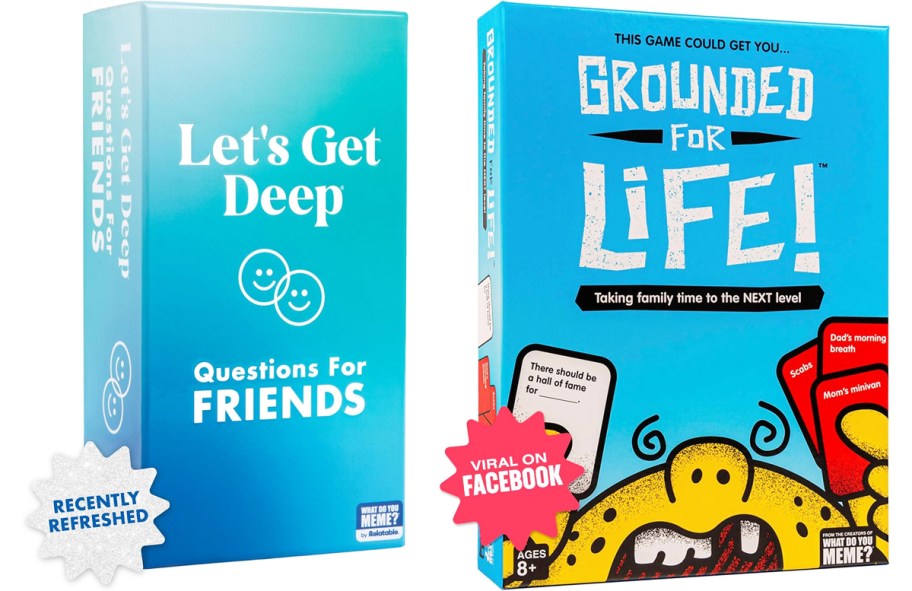 boxes for Let's Get Deep & Grounded for Life games