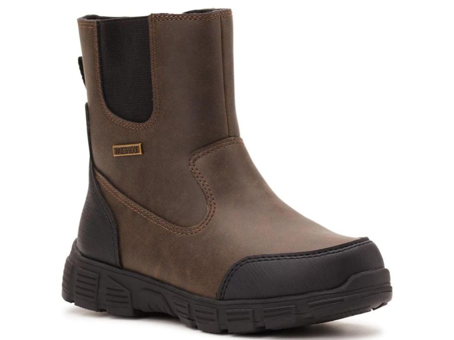 A Wonder Nation Boys Wellington Winter Boot in brown