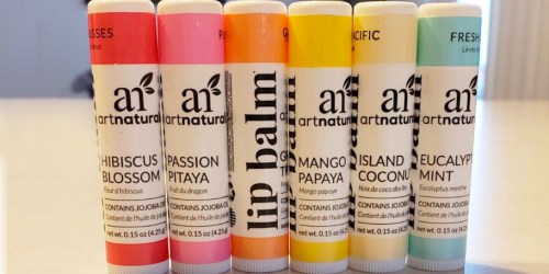 ArtNaturals Organic Lip Balm 6-Count Set $7.76 Shipped on Amazon | Over 7,400 5-Star Ratings