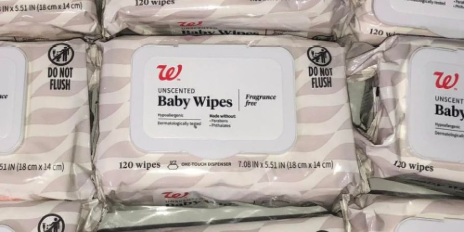 TWELVE Baby Wipes 120-Count Packs Only $12 + Free Same-Day Pickup at Walgreens