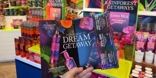 New Bath & Body Works Mailer Coupons (FREE Body Care Item, 25% Off Purchase, & More)