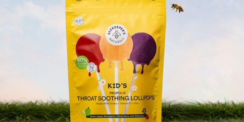 Beekeeper’s Naturals Throat Relief Lollipops Just $8.99 Shipped on Amazon