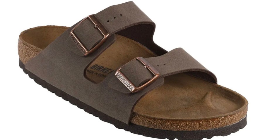 brown birkenstock sandal stock image