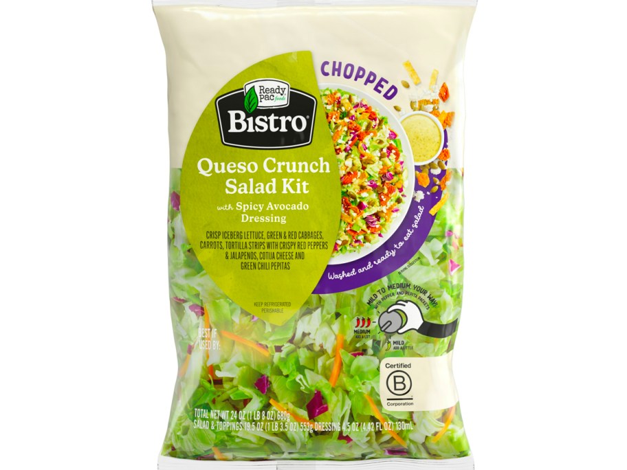 ready pac bistro queso crunch salad kit