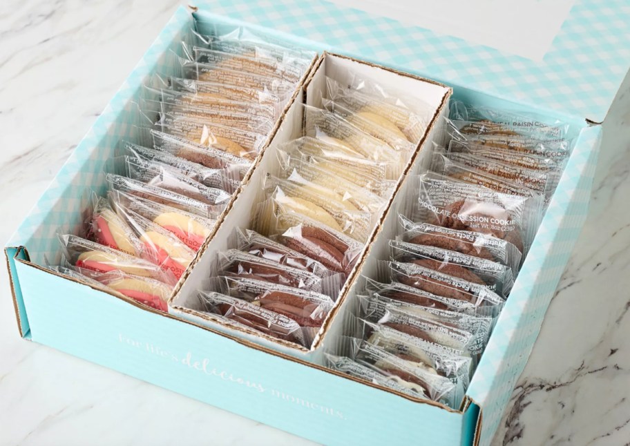 mini cheryls cookies wrapped in box