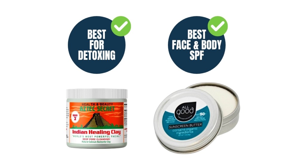 clean series best for detoxing and face and body spf products 