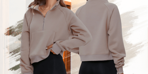 Women’s Cropped Sweatshirt w/ lululemon Vibes ONLY $12.59 on Amazon – Lowest Price Ever!