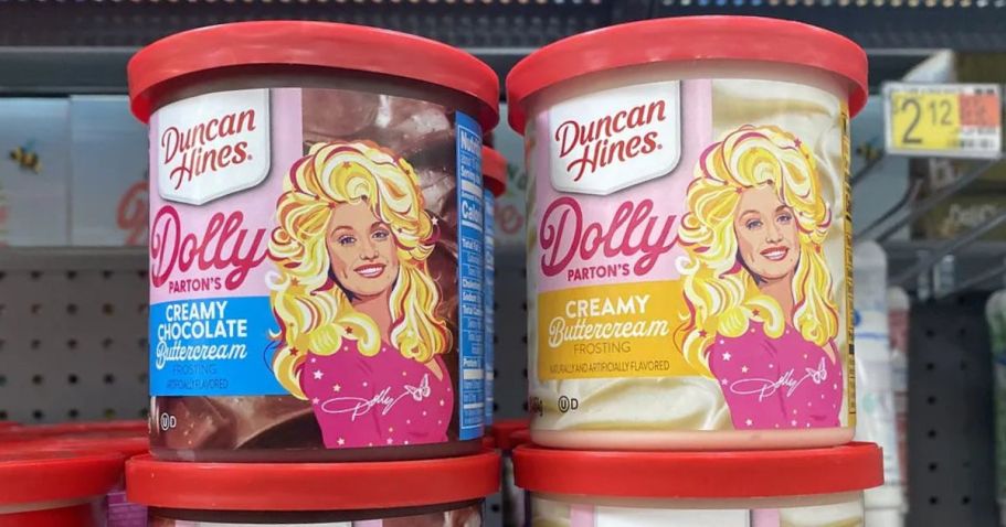 Duncan Hines Dolly Parton’s Buttercream Frosting from $1.43 Shipped on Amazon