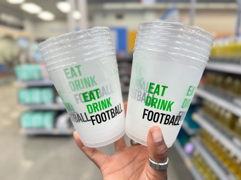 gameday plastic cups
