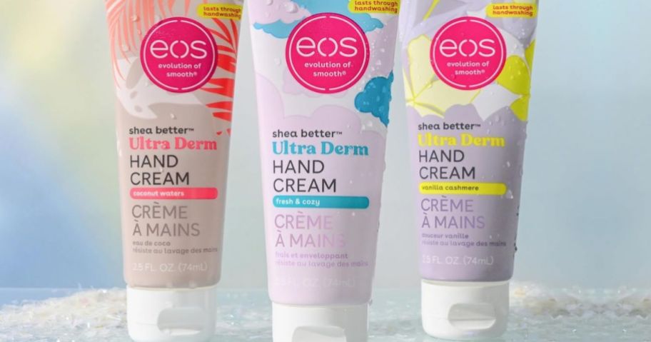 3 Tubes of eos Hand Cream