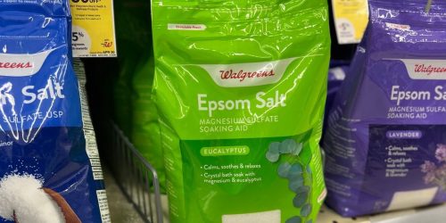 Walgreens Epsom Salt 3-Pound Bags Just $1.73 Each (Reg. $5)