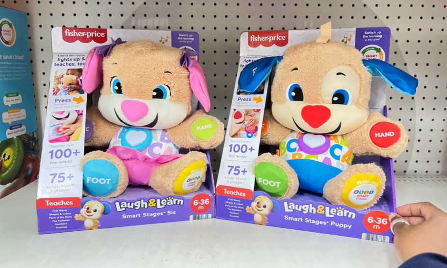 Fisher-Price Laugh & Learn Interactive Puppy Plush Toys Only $10.70 on Amazon (Over 25,000 5-Star Reviews!)