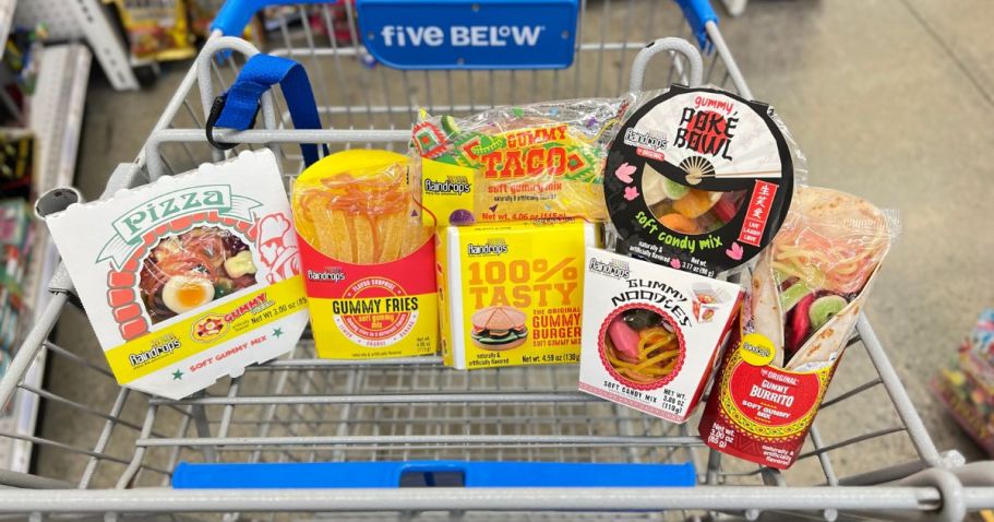 Five Below Gummy Candy Only $4 | Tacos, Burgers, Pizza & More