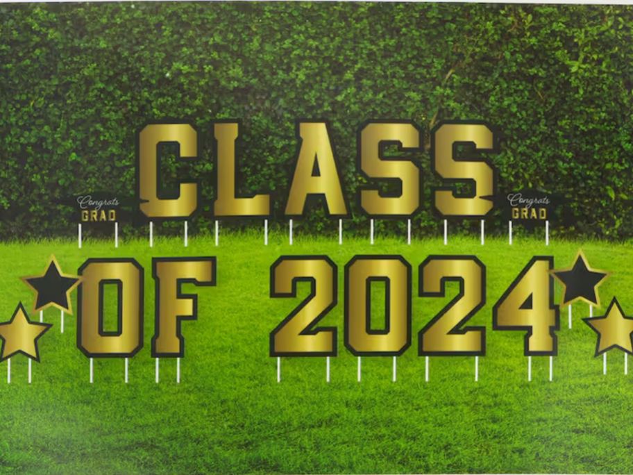 class of 2024 yard sign