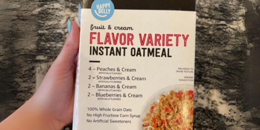 Happy Belly Instant Oatmeal 10-Count Only $1.65 Shipped on Amazon