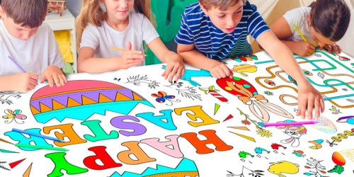 Giant Easter Coloring Tablecloth Only $4.99 on Amazon