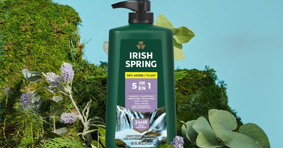 Irish Spring Body Wash 30oz Bottle Only $4 Shipped on Amazon