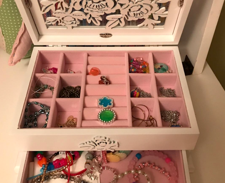 jewelry box 2-tier 