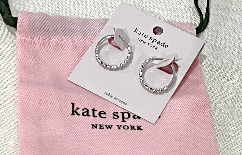 Kate Spade Everyday Spade Enamel Mini Stud Earrings, Coral