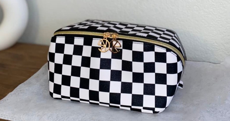 Large Cosmetic Bag Only $9.94 on Amazon | Perfect for Travel!