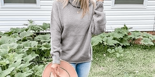 Women’s Chunky Turtleneck Sweater From $12.59 on Amazon (Reg. $47) | 19 Color Options!