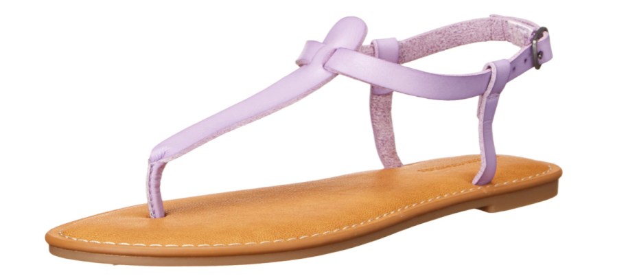 lavender thong sandals with strap from amazon