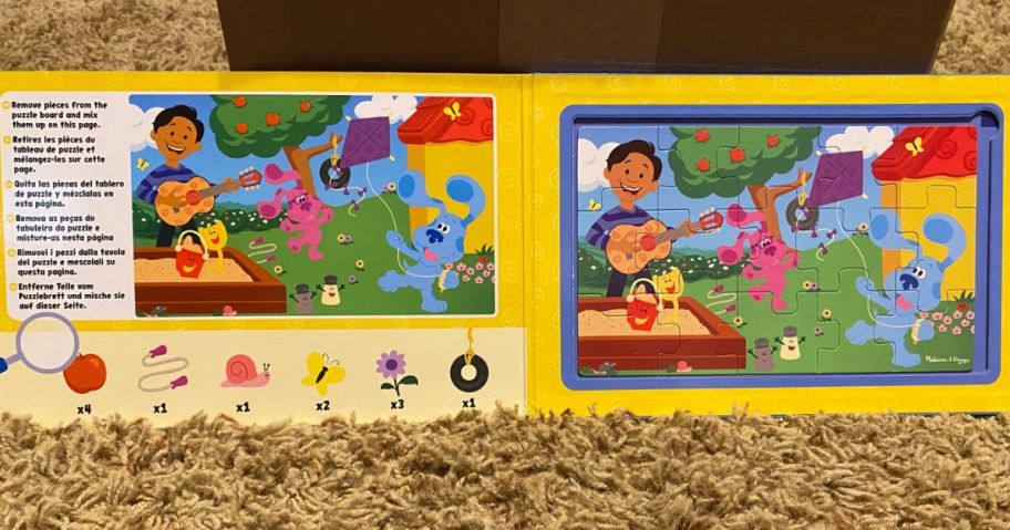 a melissa and doug magnetic puzzle