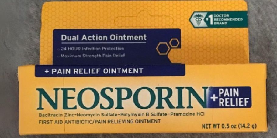 Neosporin + Pain Relief Ointment Only $3.49 Shipped on Amazon (Reg. $8)