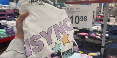 Sam’s Club Has Women’s Band Tees for Only $10.98 | NSYNC, Britney, Whitney & Shania