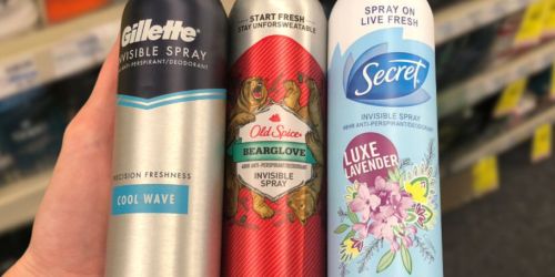 Dry Spray Deodorants Only $1.49 Each After NEW Target Beauty Gift Card (Regularly $7!)