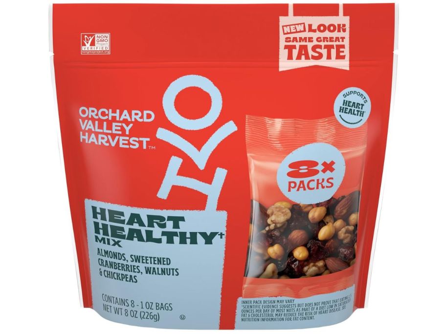 Orchard Valley Harvest Heart Healthy Mix stock photo