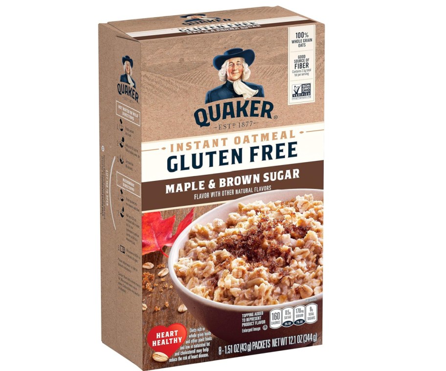 Quaker Gluten-Free Instant Oatmeal 8-Count Box ONLY $2.38 Shipped on ...