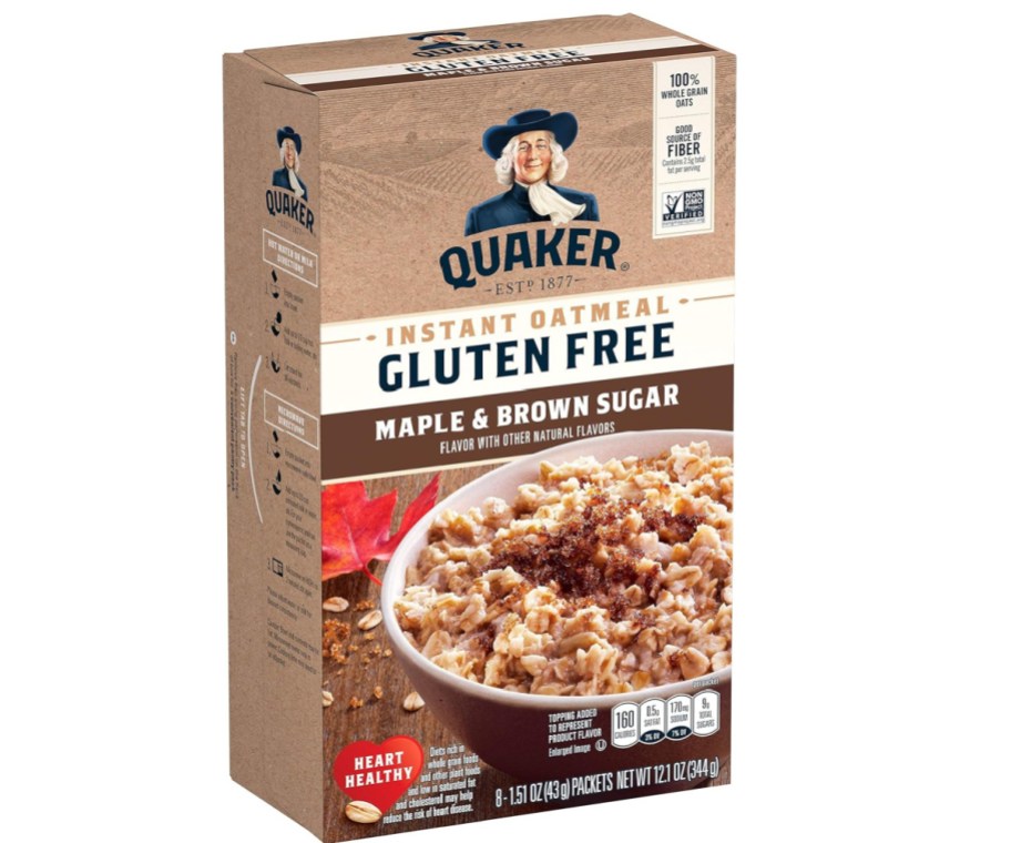 box of gluten free oatmeal 
