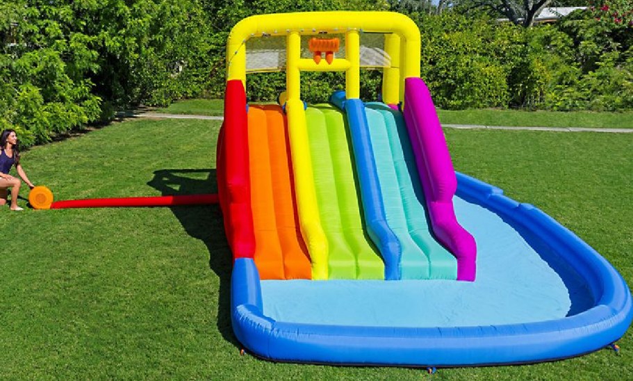 Kids Inflatable Backyard Water Park w/ 3 Slides & Pool Only $299.98 at Sam’s Club