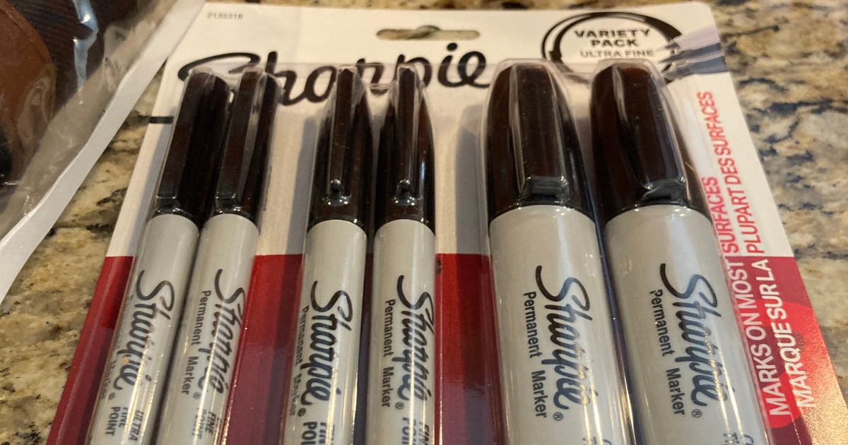 Sharpie Permanent Markers 6-Count Variety Pack Only $4.65 Shipped on Amazon
