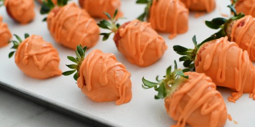 Make Easter Chocolate Covered Strawberries That Look Like Carrots!