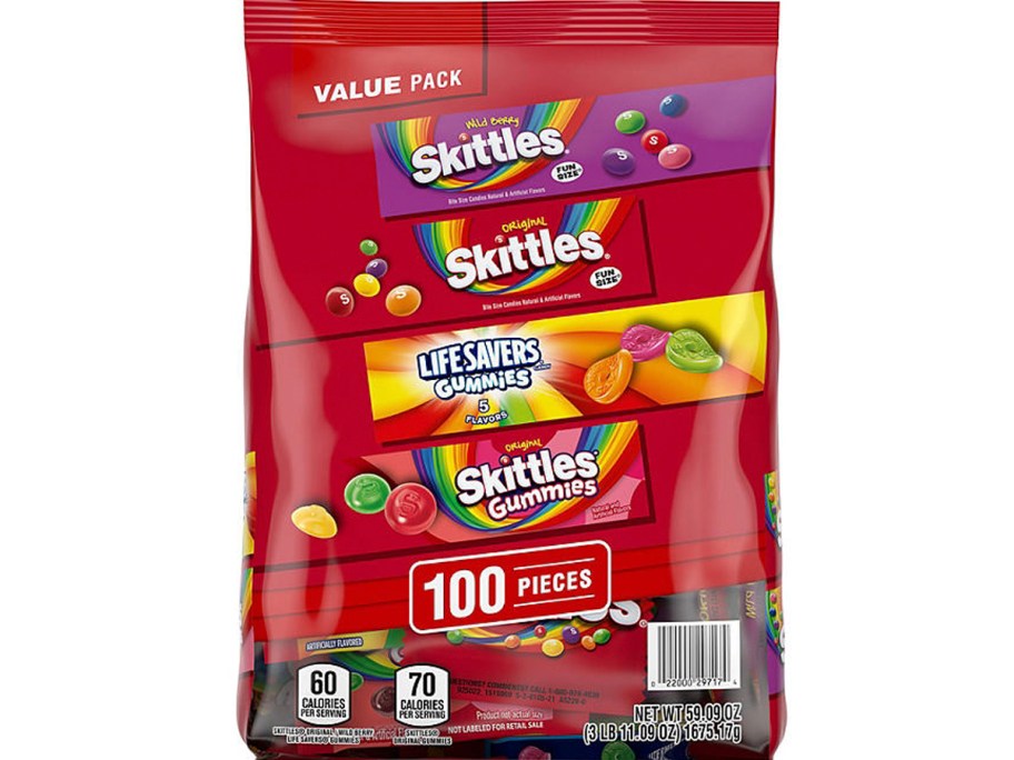 skittles and lifesavers variety pack bag 