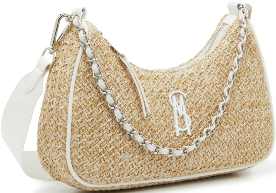 straw crossbody steve madden bag