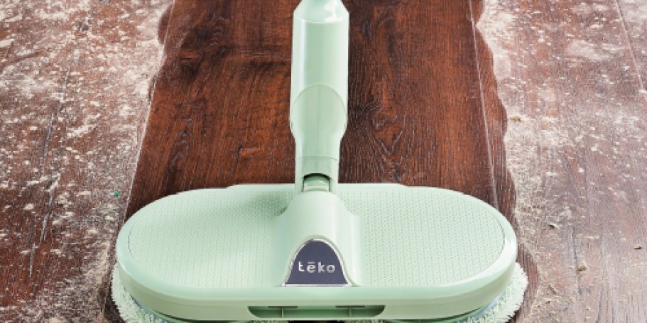Cordless Scrubber Mop from $39.98 Shipped | Easily Clean Floors, Baseboards, Shower, & More!