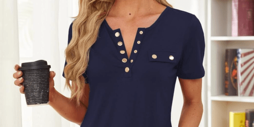 This Trendy Button Down Shirt is ONLY $12 on Amazon (Reg. $22)