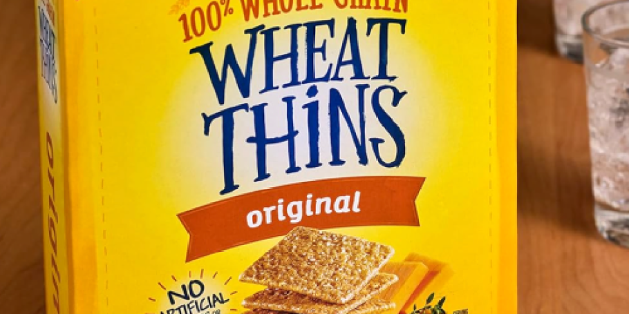 Wheat Thins Party Size Box Only $1.96 Shipped on Amazon (They’re $6 at Walmart!)