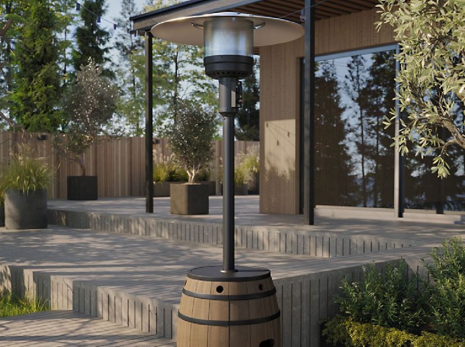 Whiskey Barrel Patio Heater w/ Cover Just $149.91 at Sam’s Club